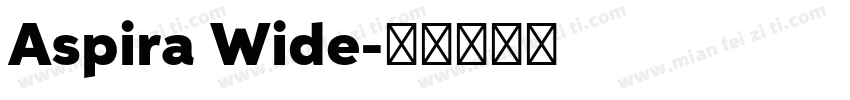 Aspira Wide字体转换